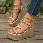 Open Toe Wedge Sandals