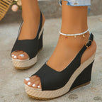 Open Toe Wedge Sandals