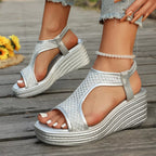 Open Toe Wedge Sandals