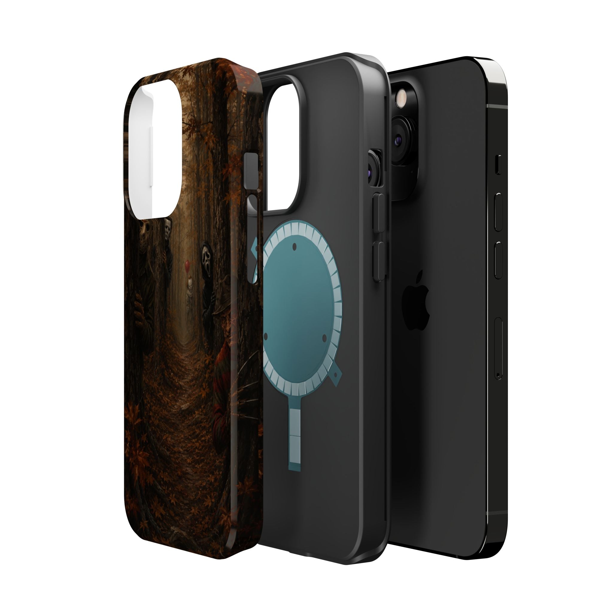 Phone Case — Spooky Forest Horror Design (Magnetic, Impact-Resistant)