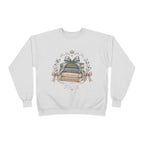 Books Are My Favorite Society Crewneck Sweatshirt - Cozy Book Stack Vintage Reading Crew