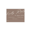 CLIFFSIDE VOWS- RSVP Cards w/envelopes 4.9x3.5
