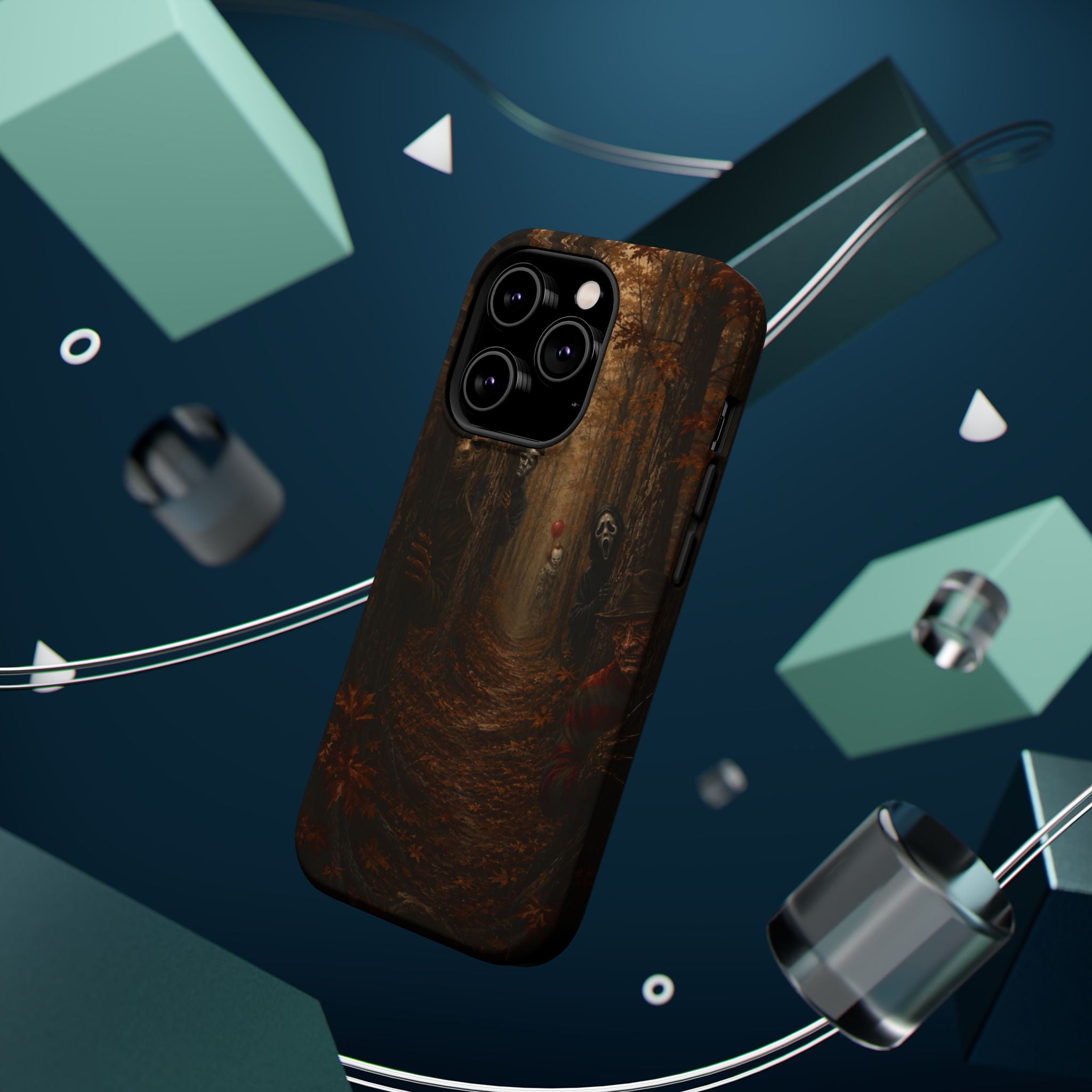 Phone Case — Spooky Forest Horror Design (Magnetic, Impact-Resistant)