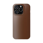 Slim Brown Minimalist Phone Case — Slim Protective Cover