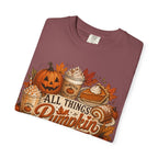 All Things Pumpkin T-Shirt — Fall Pumpkin Spice Graphic Tee