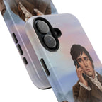 Romantic Regency Tough Phone Case — Illustrated Mr. Darcy Letter Scene