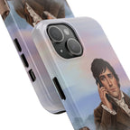 Romantic Regency Tough Phone Case — Illustrated Mr. Darcy Letter Scene