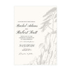 CLIFFSIDE VOWS-5x7 Customizable Wedding Invitation [MATTE]