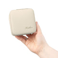 Personalized Compact Jewelry Travel Case – Portable Ring & Earring Organizer
