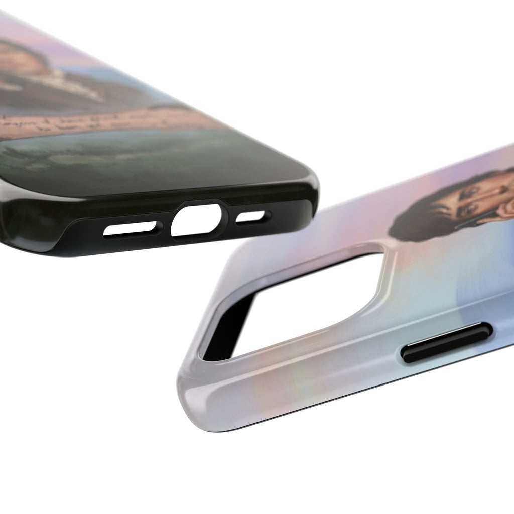 Romantic Regency Tough Phone Case — Illustrated Mr. Darcy Letter Scene