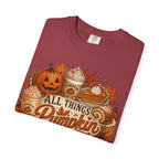 All Things Pumpkin T-Shirt — Fall Pumpkin Spice Graphic Tee