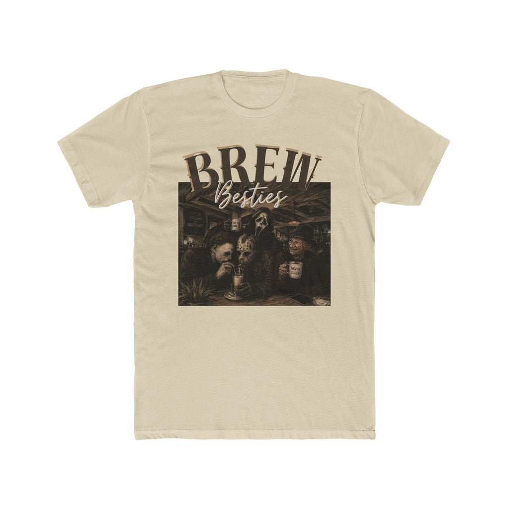 Brew Besties T‑Shirt — Vintage Cafe Friends Graphic Tee