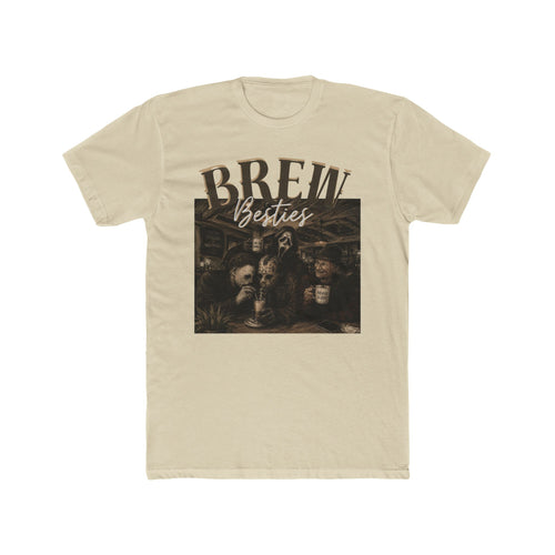 Brew Besties T‑Shirt — Vintage Cafe Friends Graphic Tee