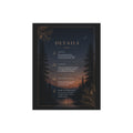 MIDNIGHT PINE- DETAILS CARD (envelopes not included) 4.25X5.5