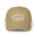 Dad Cap — "Game Day Naps" Embroidered Baseball Hat