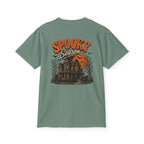 Spooky Season Haunted House T-Shirt | Pocket Tee