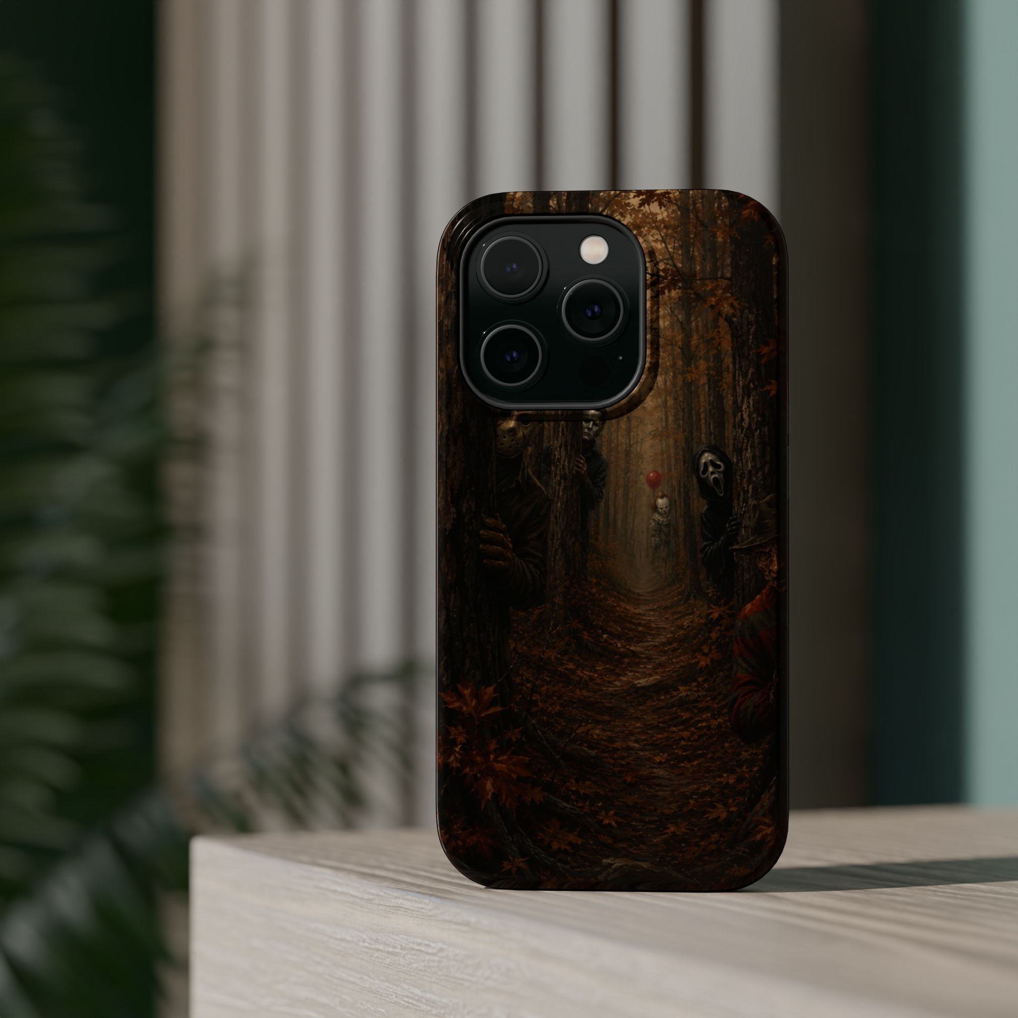 Phone Case — Spooky Forest Horror Design (Magnetic, Impact-Resistant)