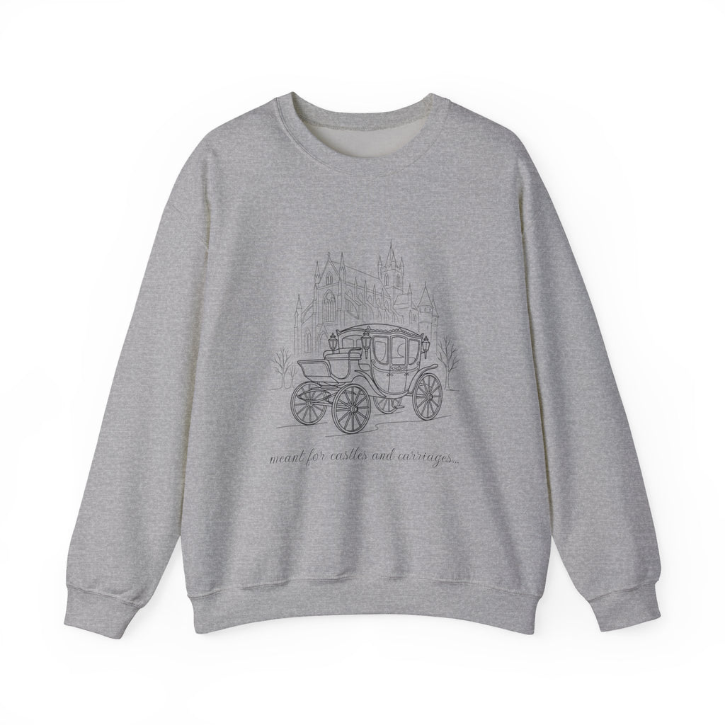 Carriage Ride Crewneck Sweatshirt — Vintage Castle Coach Design