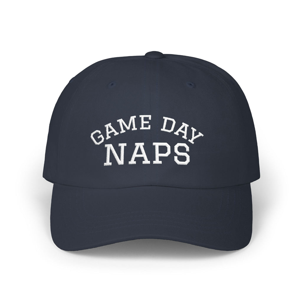 Dad Cap — "Game Day Naps" Embroidered Baseball Hat
