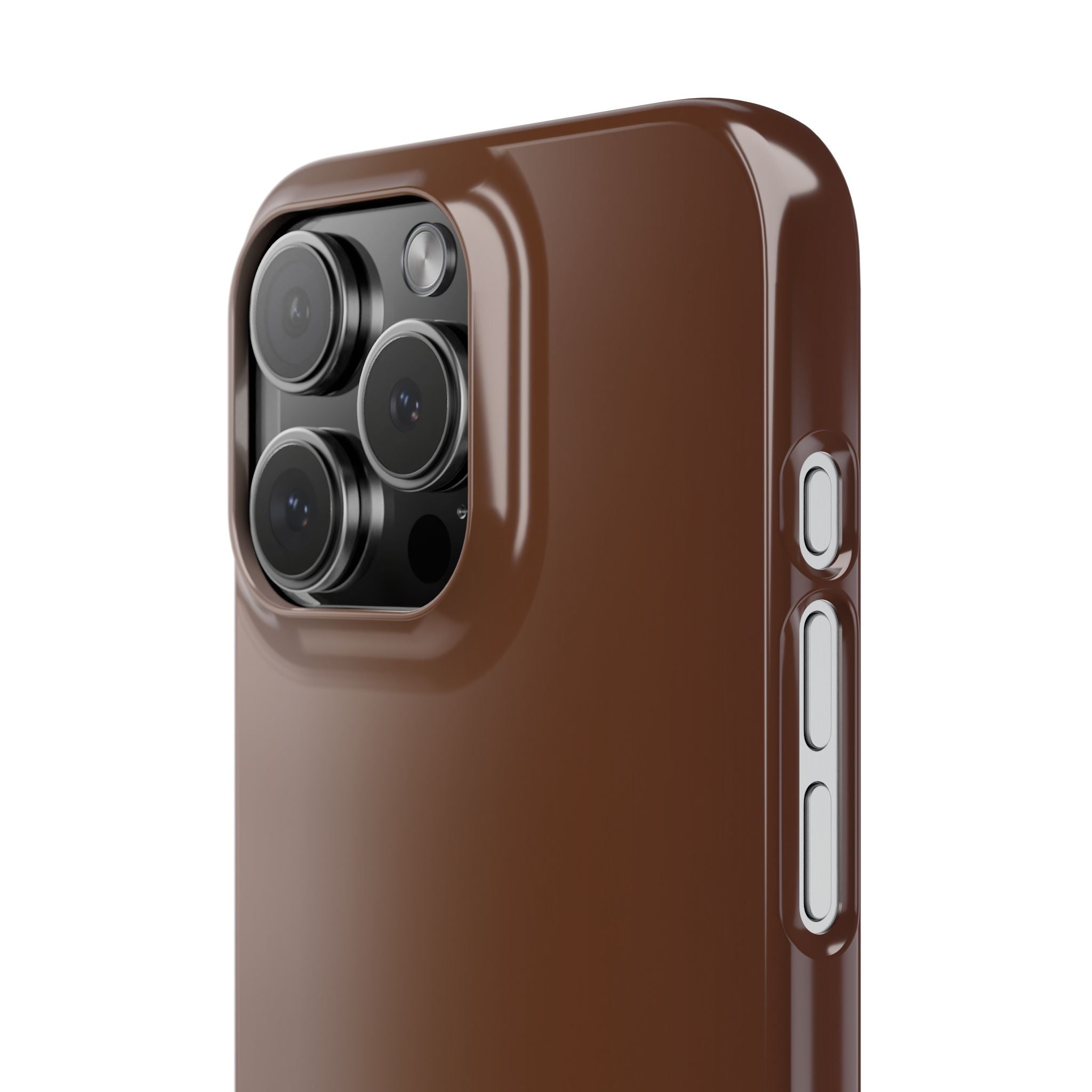 Slim Brown Minimalist Phone Case — Slim Protective Cover