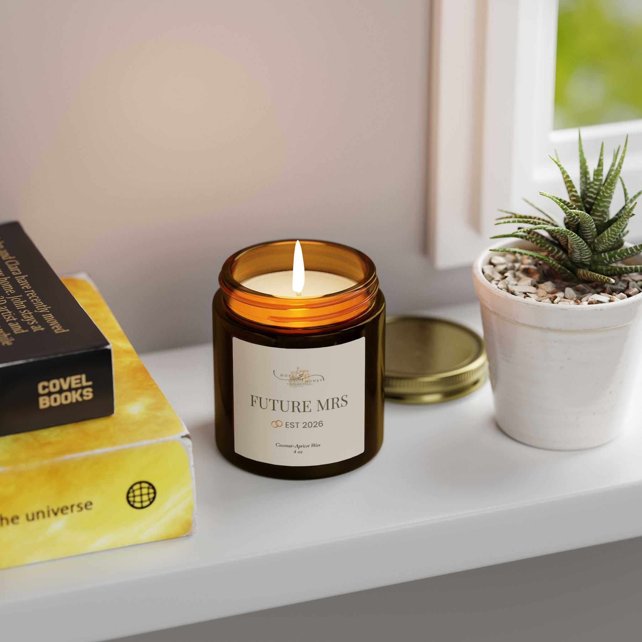 Future Mrs Scented Candle — Coconut Apricot Wax (4oz, 9oz)