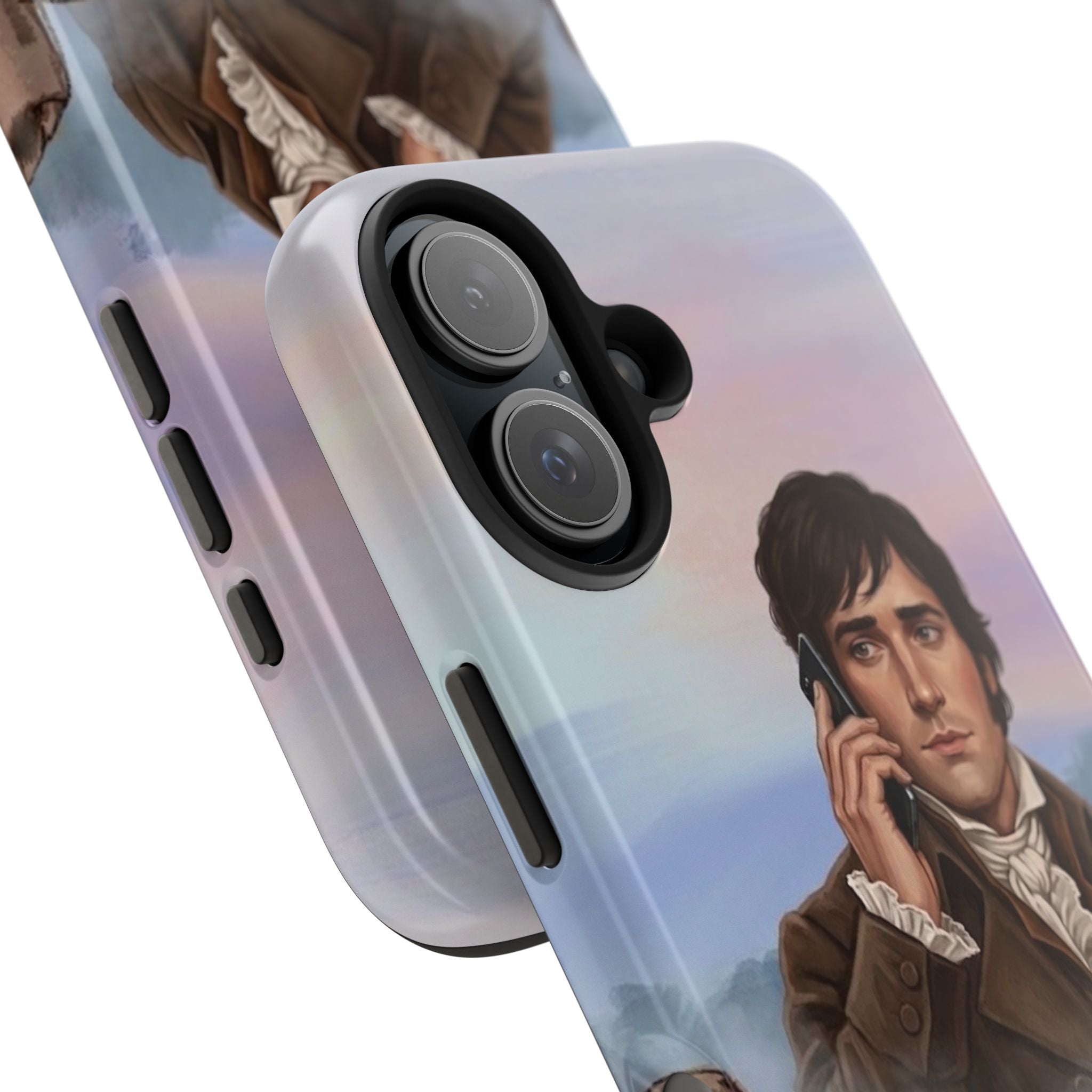 Romantic Regency Tough Phone Case — Illustrated Mr. Darcy Letter Scene