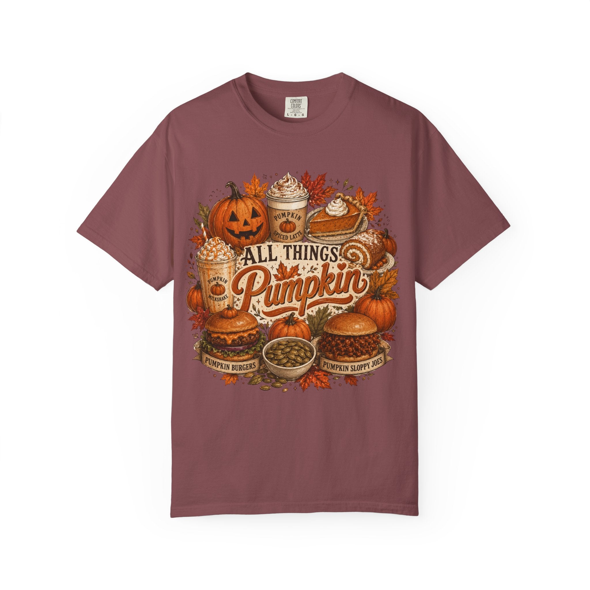 All Things Pumpkin T-Shirt — Fall Pumpkin Spice Graphic Tee