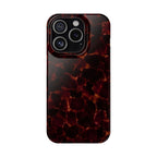 Tortoiseshell Slim Phone Case – Glossy Brown Marble iPhone Cover
