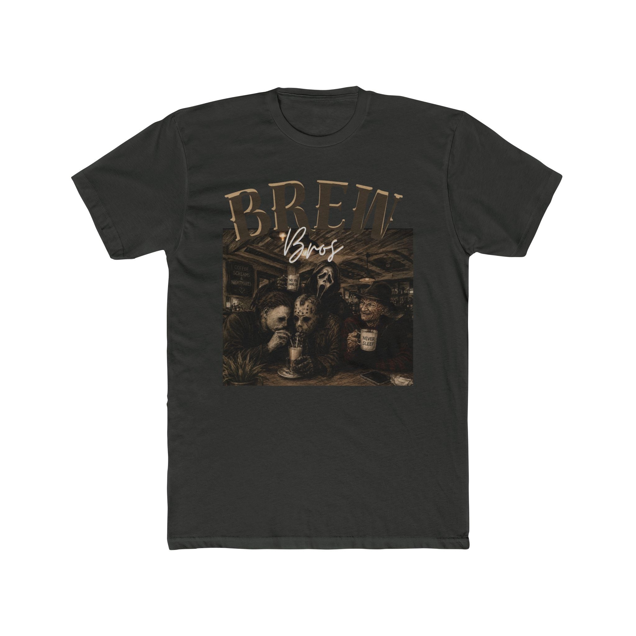 Brew Bros T‑Shirt — Vintage Cafe Friends Graphic Tee