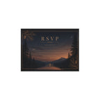 MIDNIGHT PINE- RSVP Card 4.9x3.5 (envelopes included)