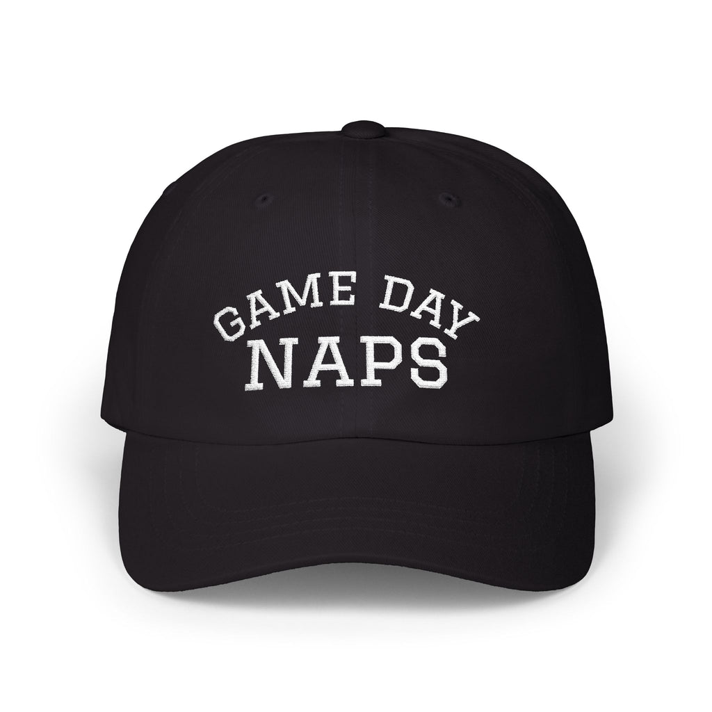 Dad Cap — "Game Day Naps" Embroidered Baseball Hat