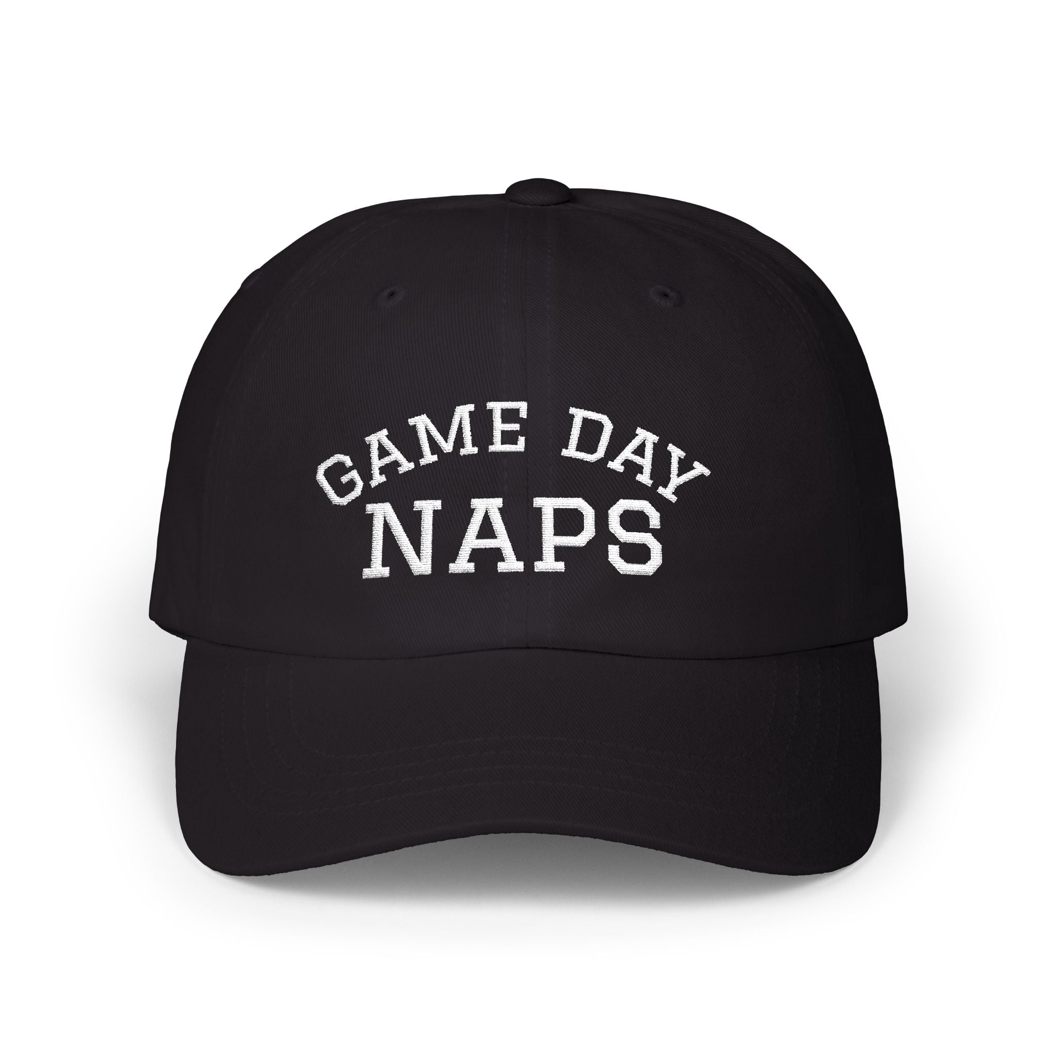 Dad Cap — "Game Day Naps" Embroidered Baseball Hat