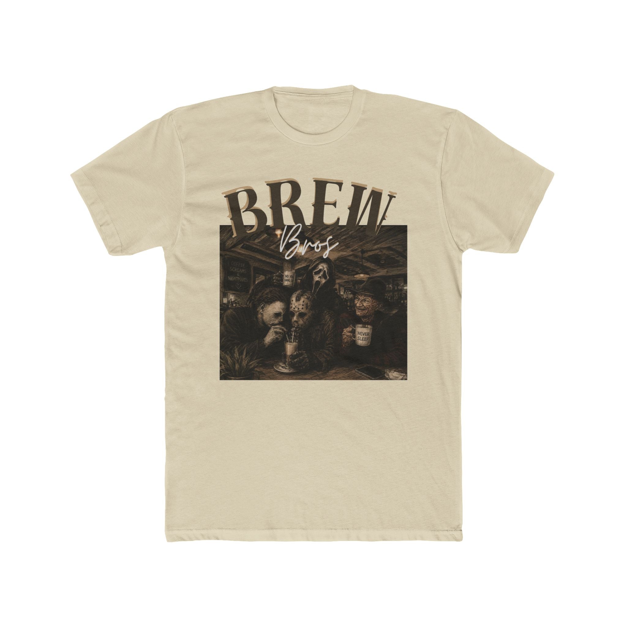 Brew Bros T‑Shirt — Vintage Cafe Friends Graphic Tee