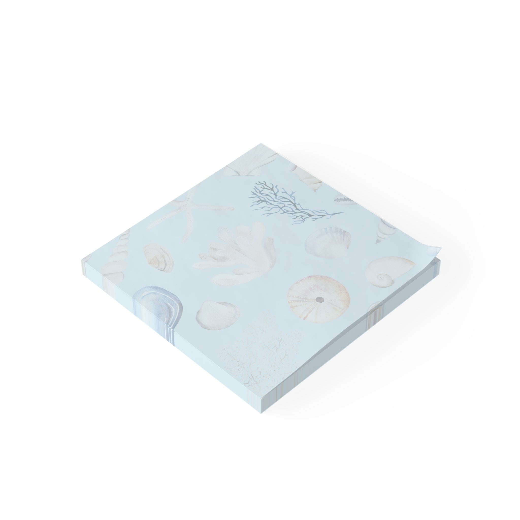 Seashell Beach Post-it Note Pads – Coastal Sticky Notes