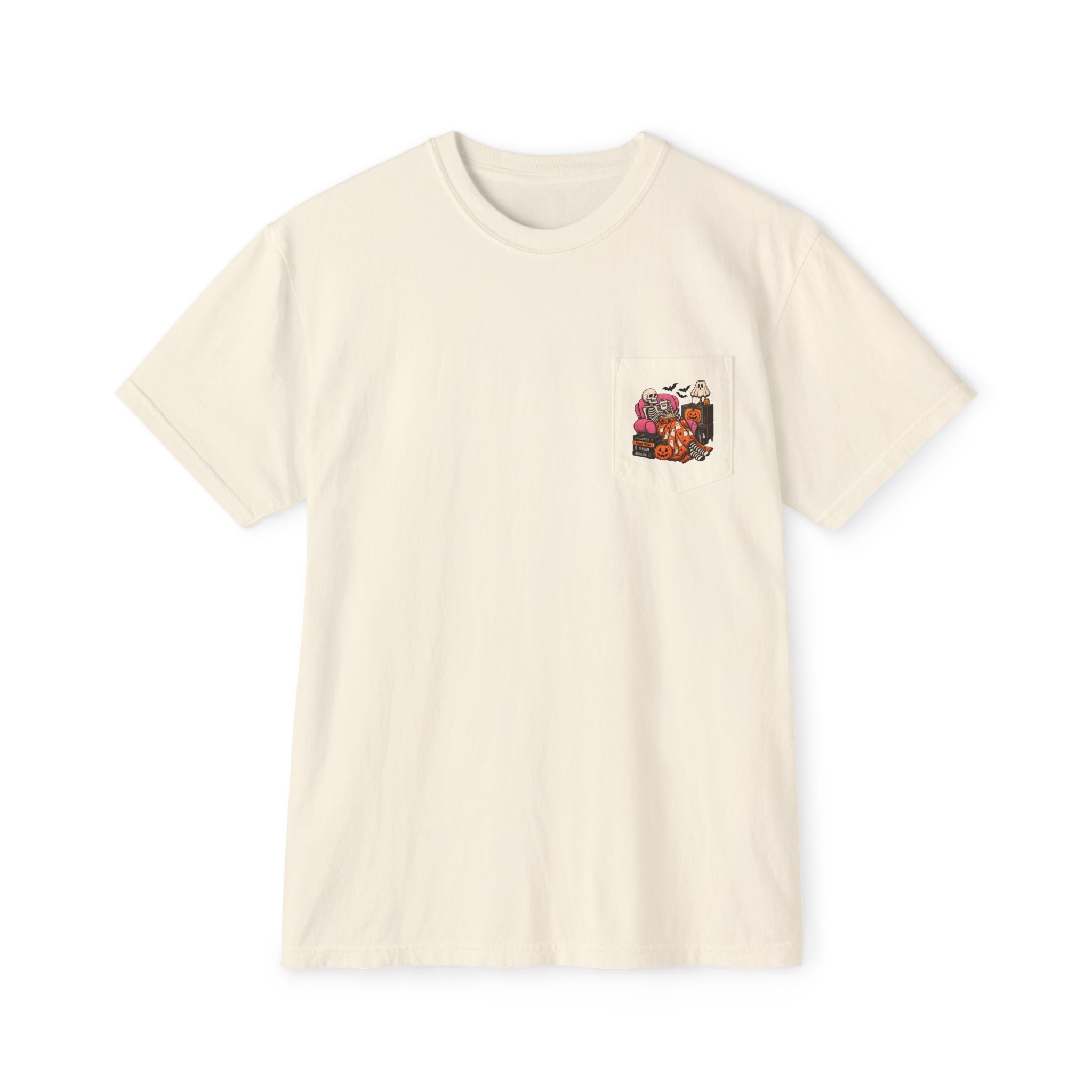 Spooky Season Haunted House T-Shirt | Pocket Tee