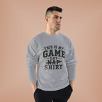Dad Sweatshirt – "This Is My Game Day Nap Shirt" Cozy Crewneck