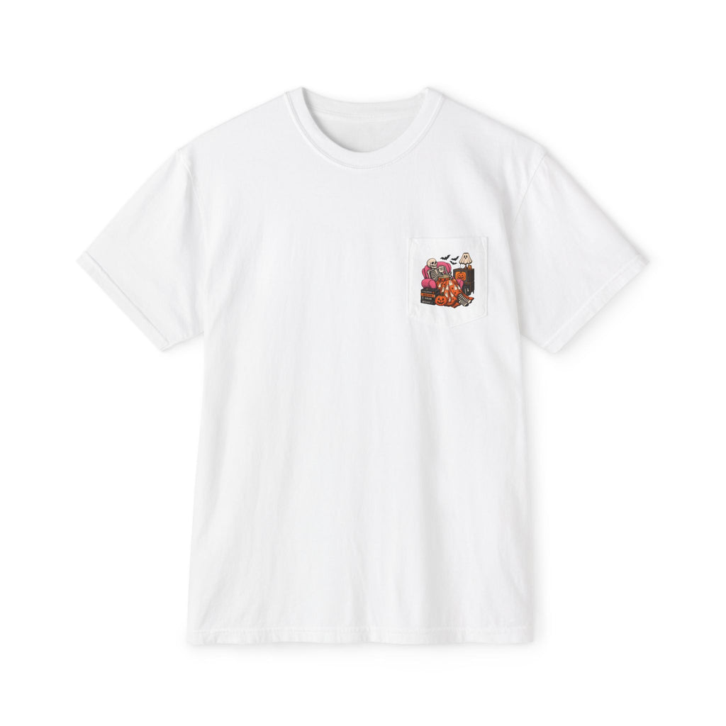 Spooky Season Haunted House T-Shirt | Pocket Tee