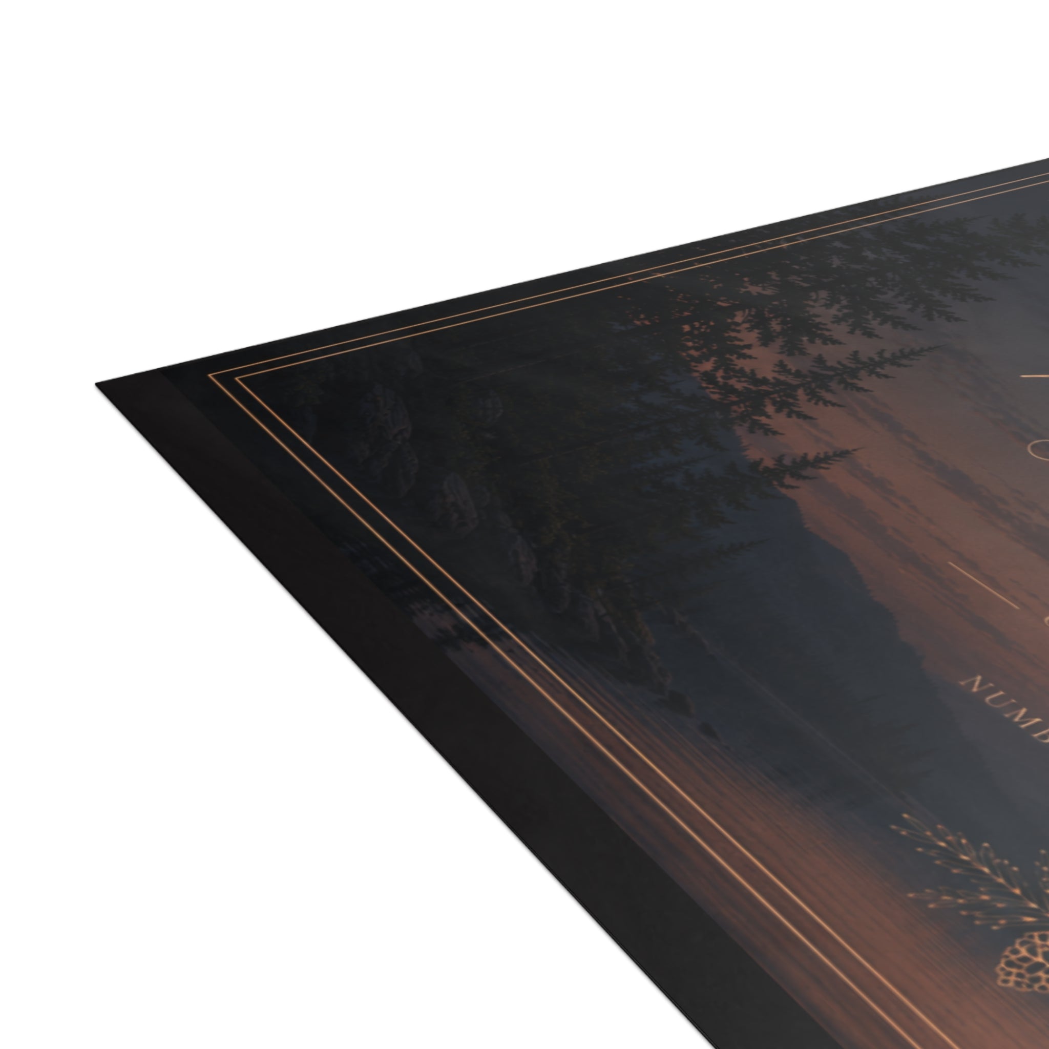 MIDNIGHT PINE- RSVP Card 4.9x3.5 (envelopes included)