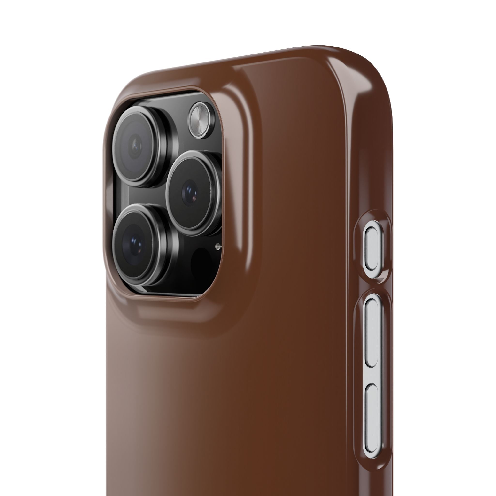 Slim Brown Minimalist Phone Case — Slim Protective Cover