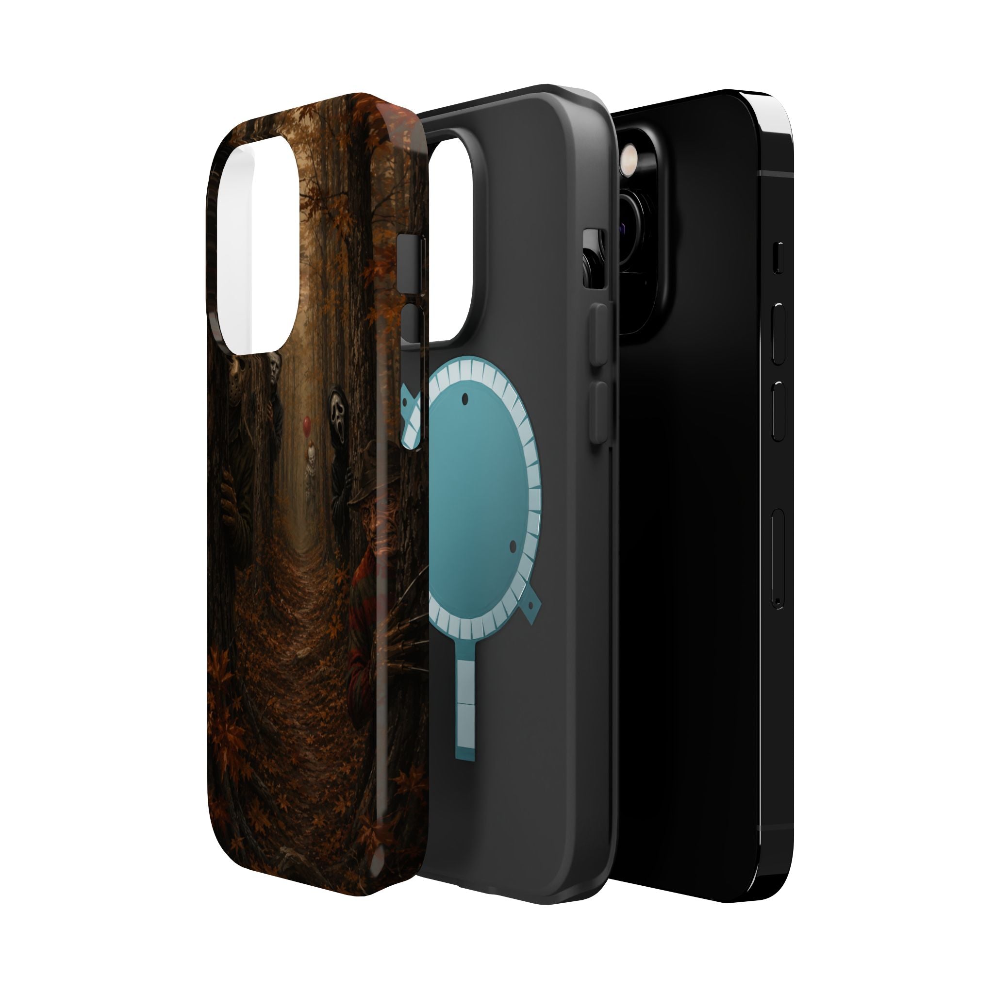 Phone Case — Spooky Forest Horror Design (Magnetic, Impact-Resistant)