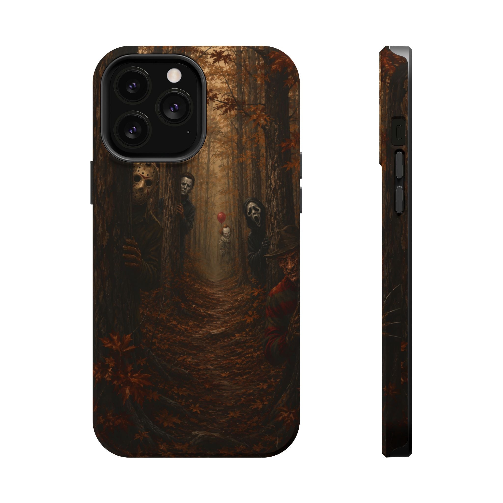Phone Case — Spooky Forest Horror Design (Magnetic, Impact-Resistant)