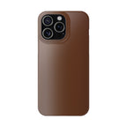 Slim Brown Minimalist Phone Case — Slim Protective Cover