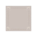 Bow Dotted Border Post-it® Note Pad — Neutral Beige Sticky Notes for Desk Organization