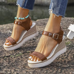 Open Toe Wedge Sandals