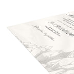 CLIFFSIDE VOWS-5x7 Customizable Wedding Invitation [MATTE]