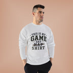 Dad Sweatshirt – "This Is My Game Day Nap Shirt" Cozy Crewneck