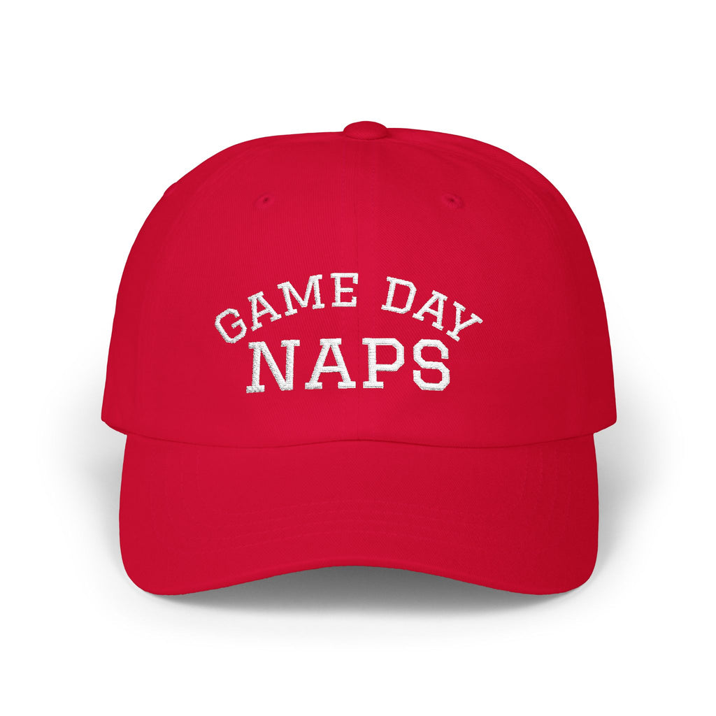 Dad Cap — "Game Day Naps" Embroidered Baseball Hat