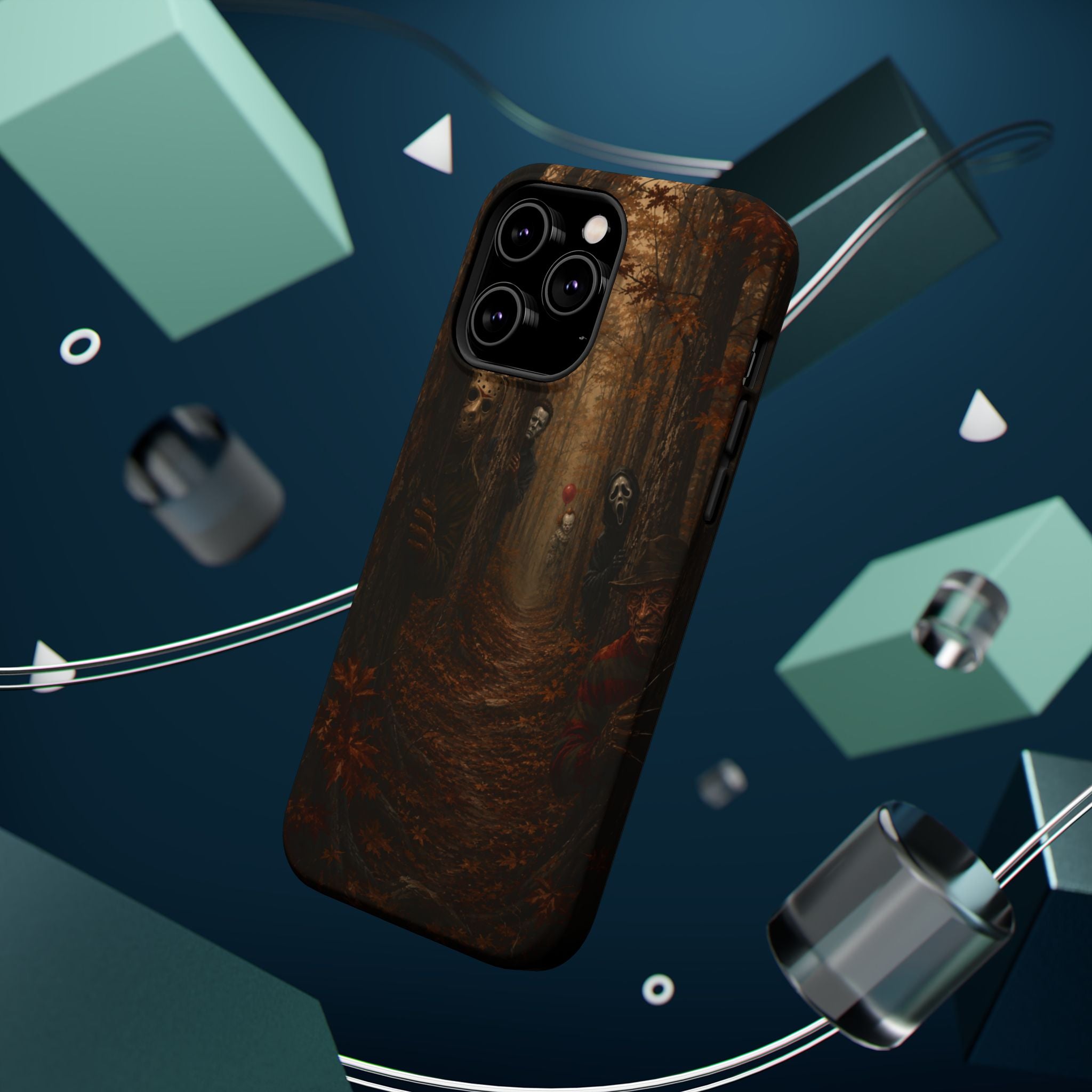 Phone Case — Spooky Forest Horror Design (Magnetic, Impact-Resistant)