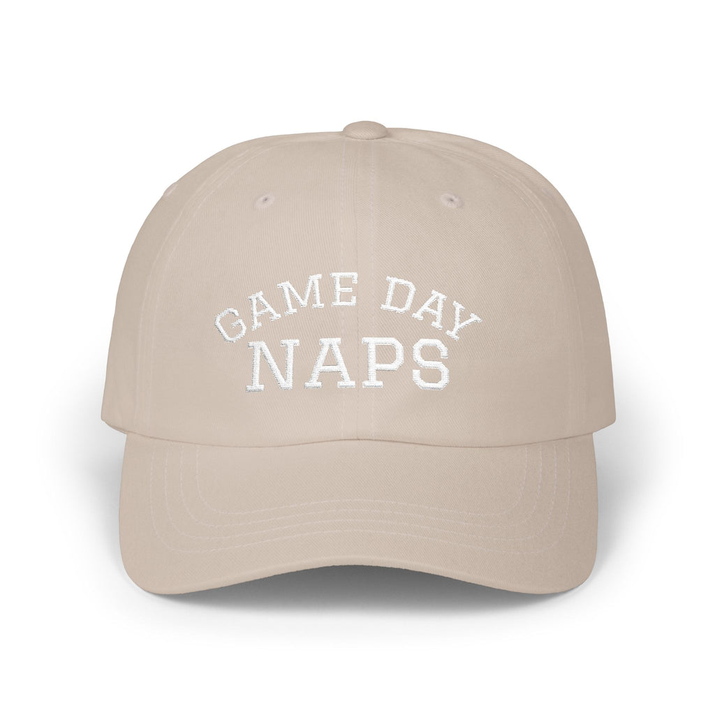 Dad Cap — "Game Day Naps" Embroidered Baseball Hat