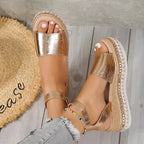 Open Toe Wedge Sandals